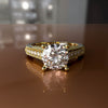 1ct Brilliant Diamond Gold Engagement Ring - 02US23